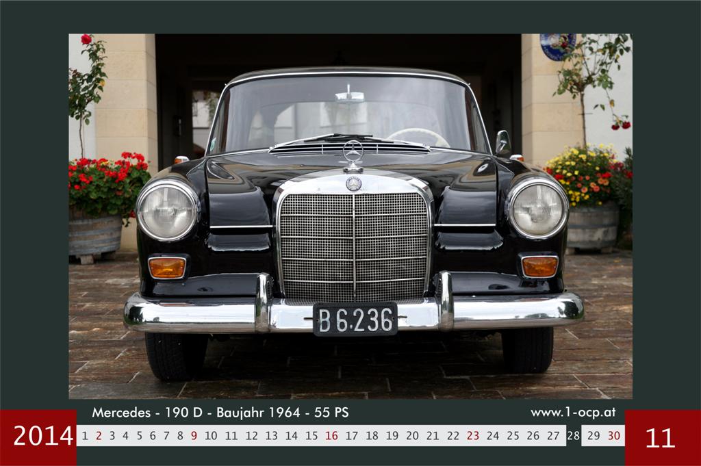 Oldtimerkalender 2014